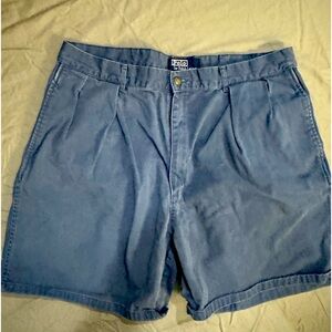 Polo Ralph Lauren brand medium blue cotton chino shorts